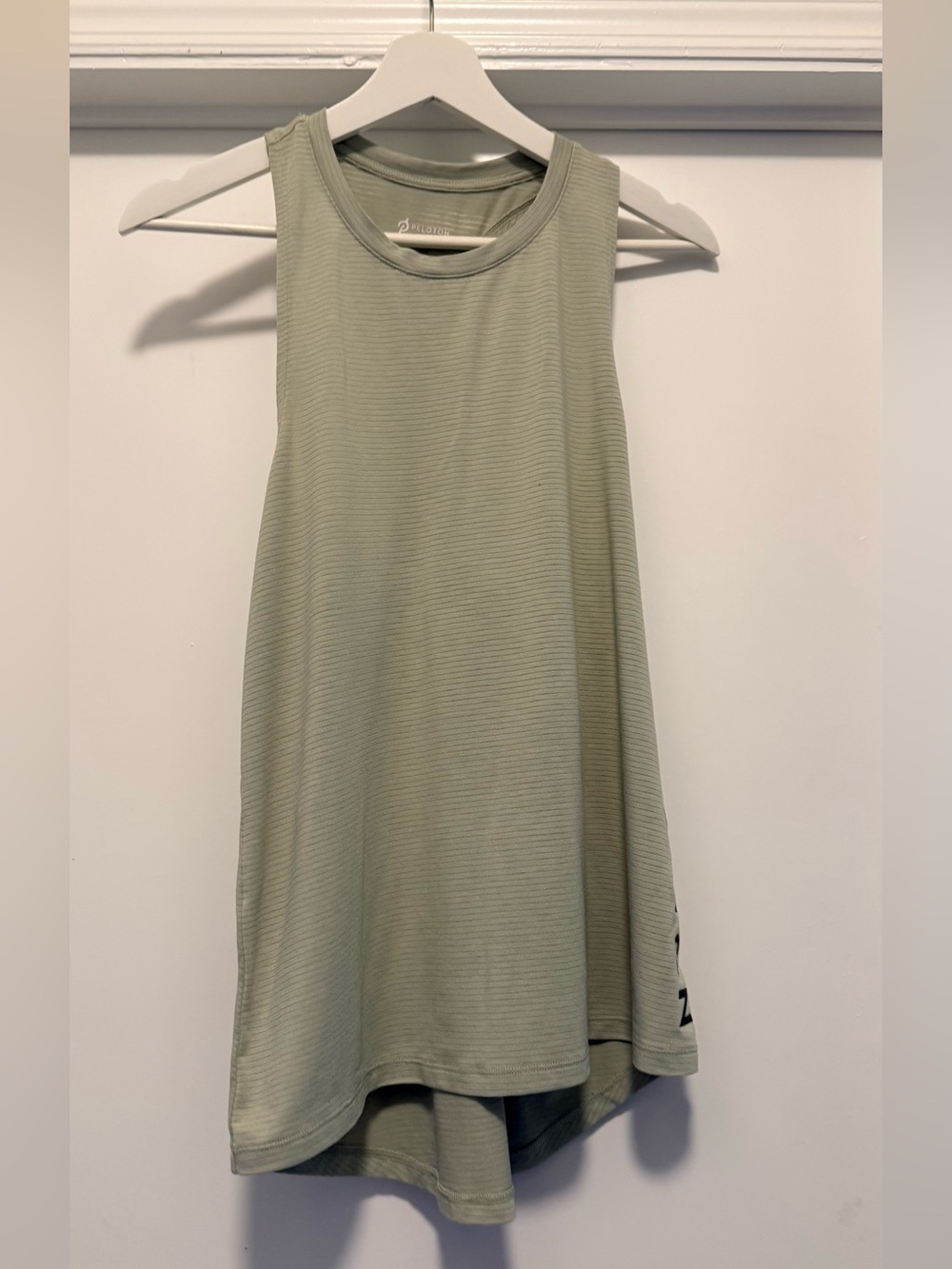 Sage Green Women's Peloton Twist Back Tank Size Small